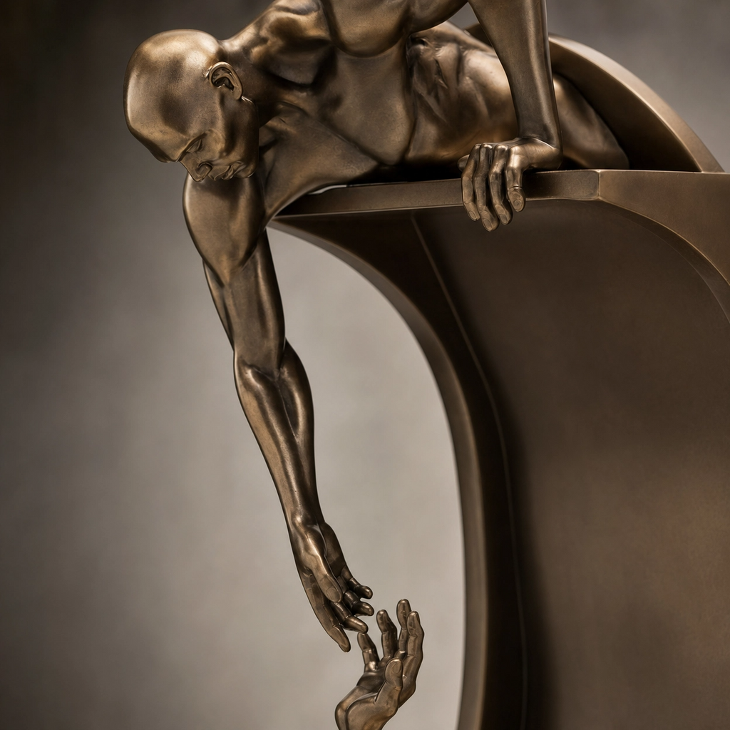 HE AIN'T HEAVY, THE SCULPTURE