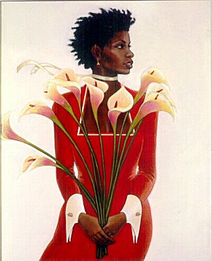 WOMAN IN RED - Gilbert Young Art WOMAN IN RED - Gilbert Young Art