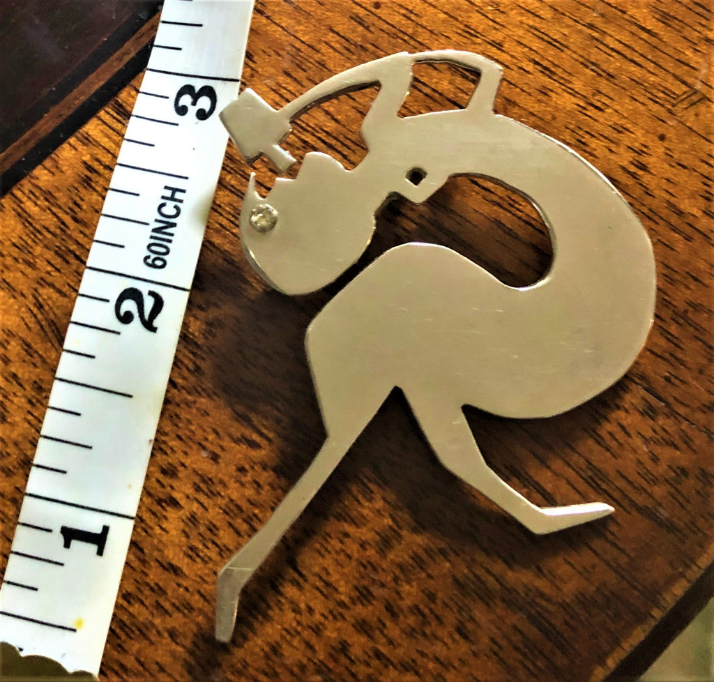 Bill Traylor Limited Edition Sterling and Diamond Brooch
